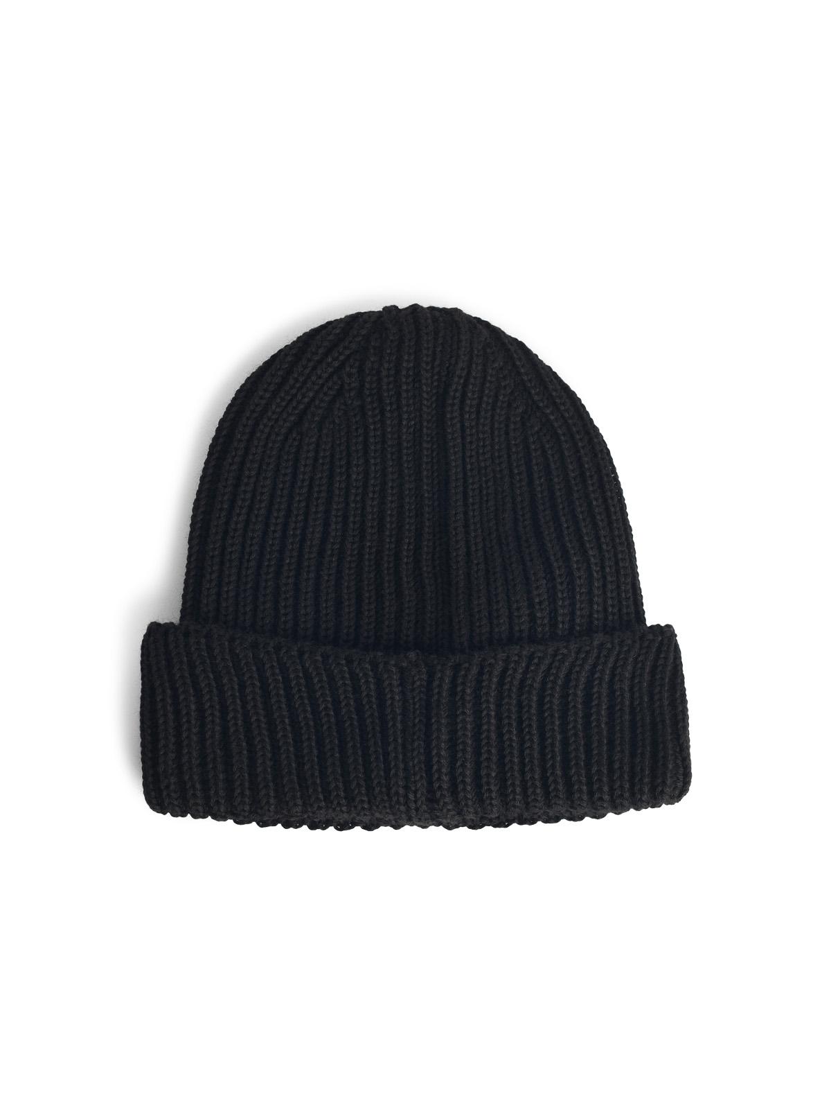 C.P. Company 'Lens' Black Wool Beanie Men