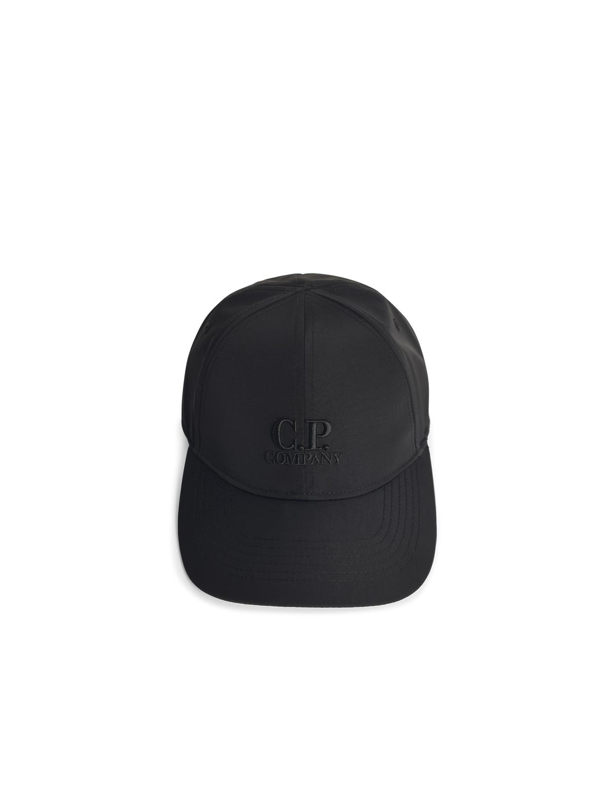C.P. Company Black Polyamide Hat Men