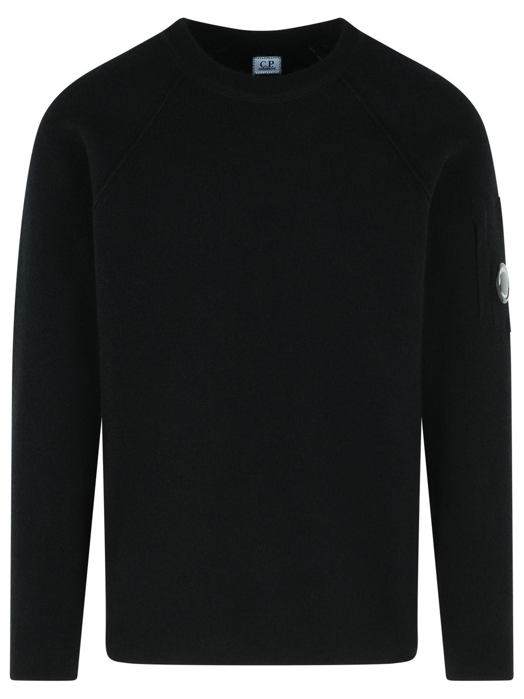 C.P. Company 'Grs' Black Wool Blend Sweatshirt Men