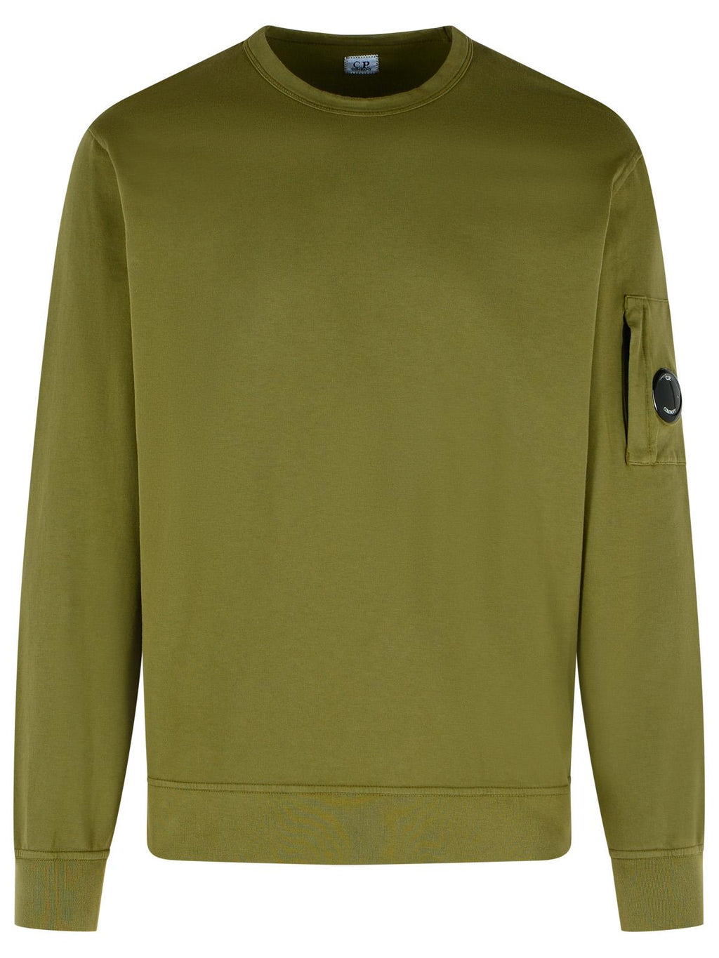 C.P. Company Green Cotton Sweatshirt Men