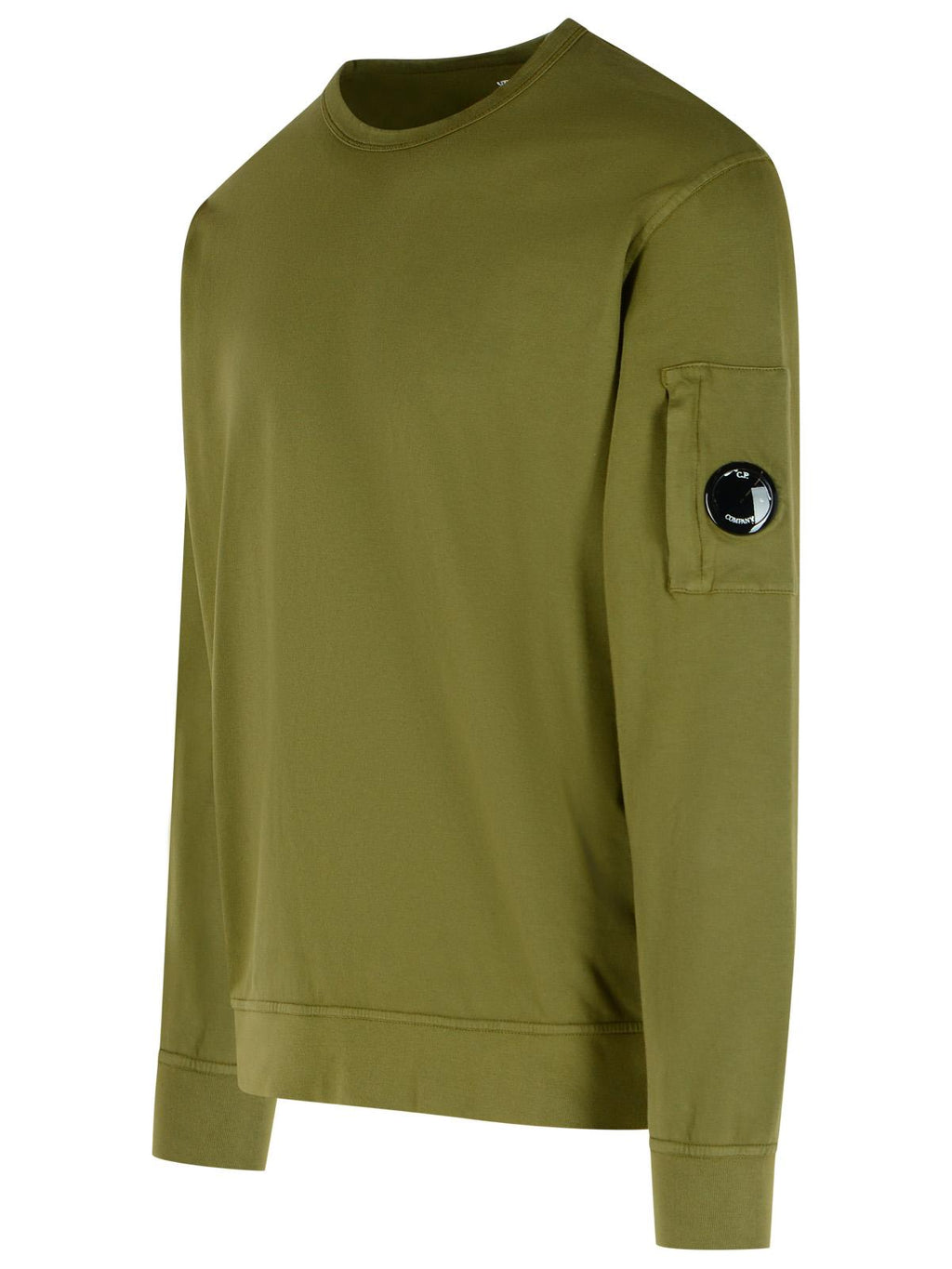 C.P. Company Green Cotton Sweatshirt Men