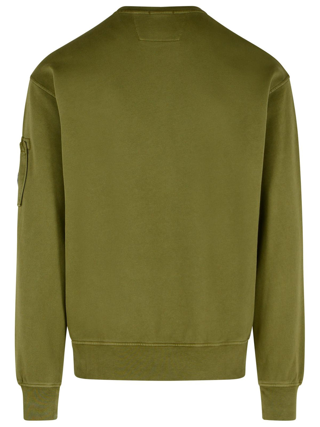 C.P. Company 'Brushed' Green Cotton Sweatshirt Men