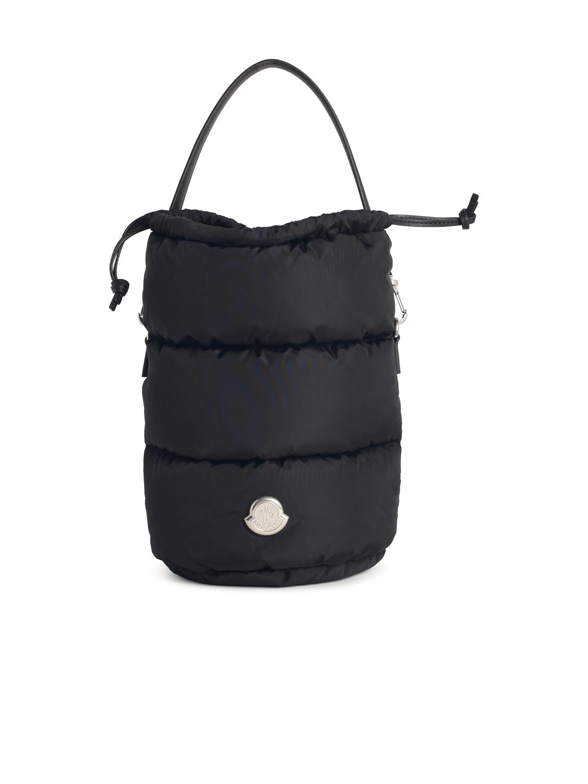 Moncler 'Caradoc' Bucket Bag In Black Polyamide Women
