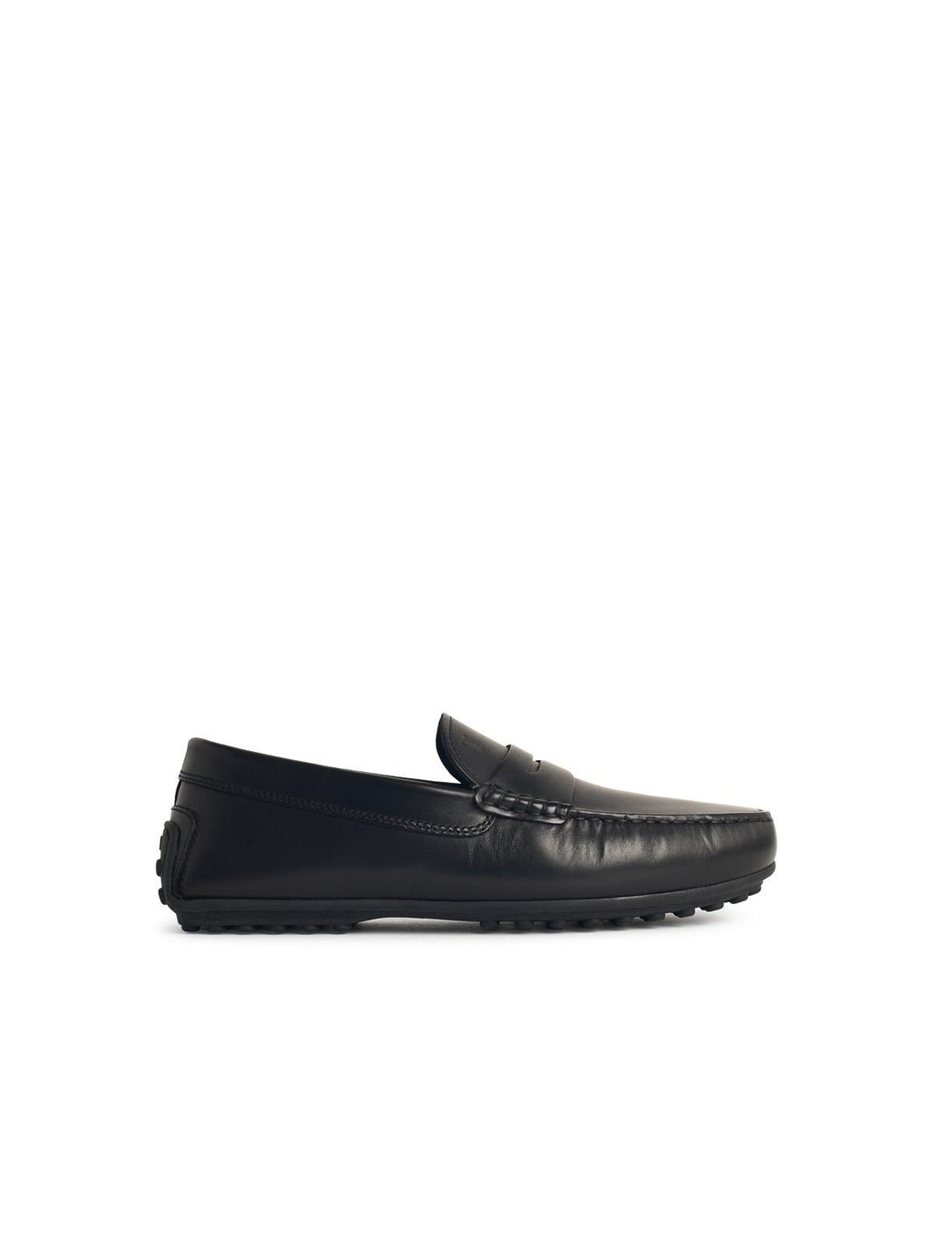 Tod's 'City Gommino' Black Leather Loafers Men