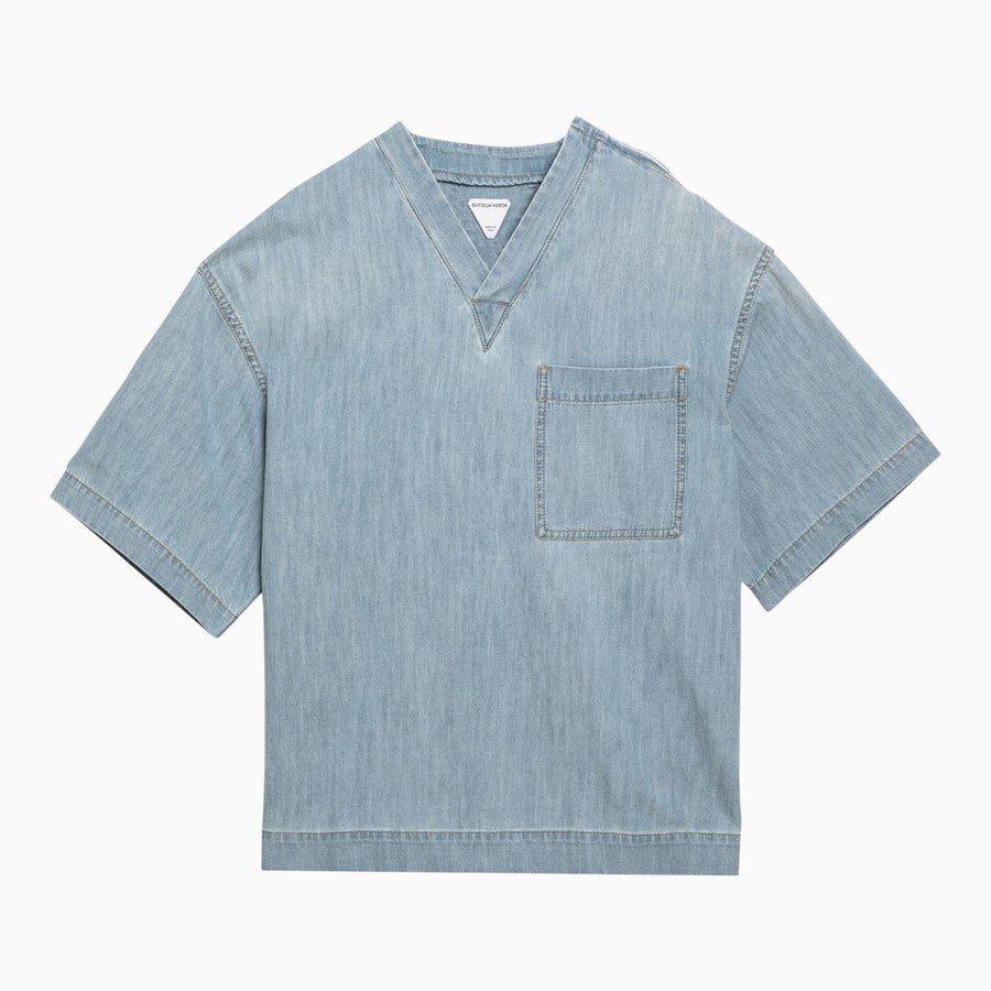 Bottega Veneta Women Denim Light Bleach T-Shirt