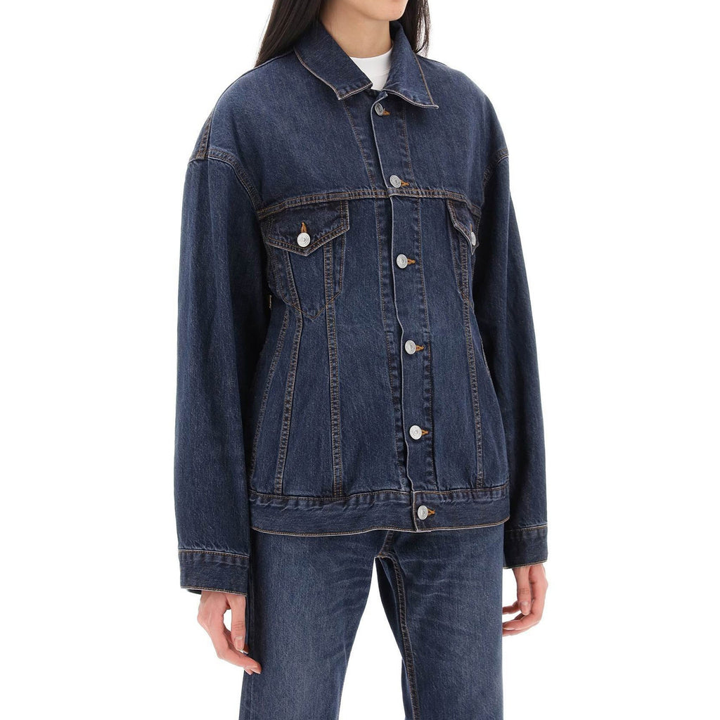 Balenciaga 'Hourglass' Denim Jacket Women