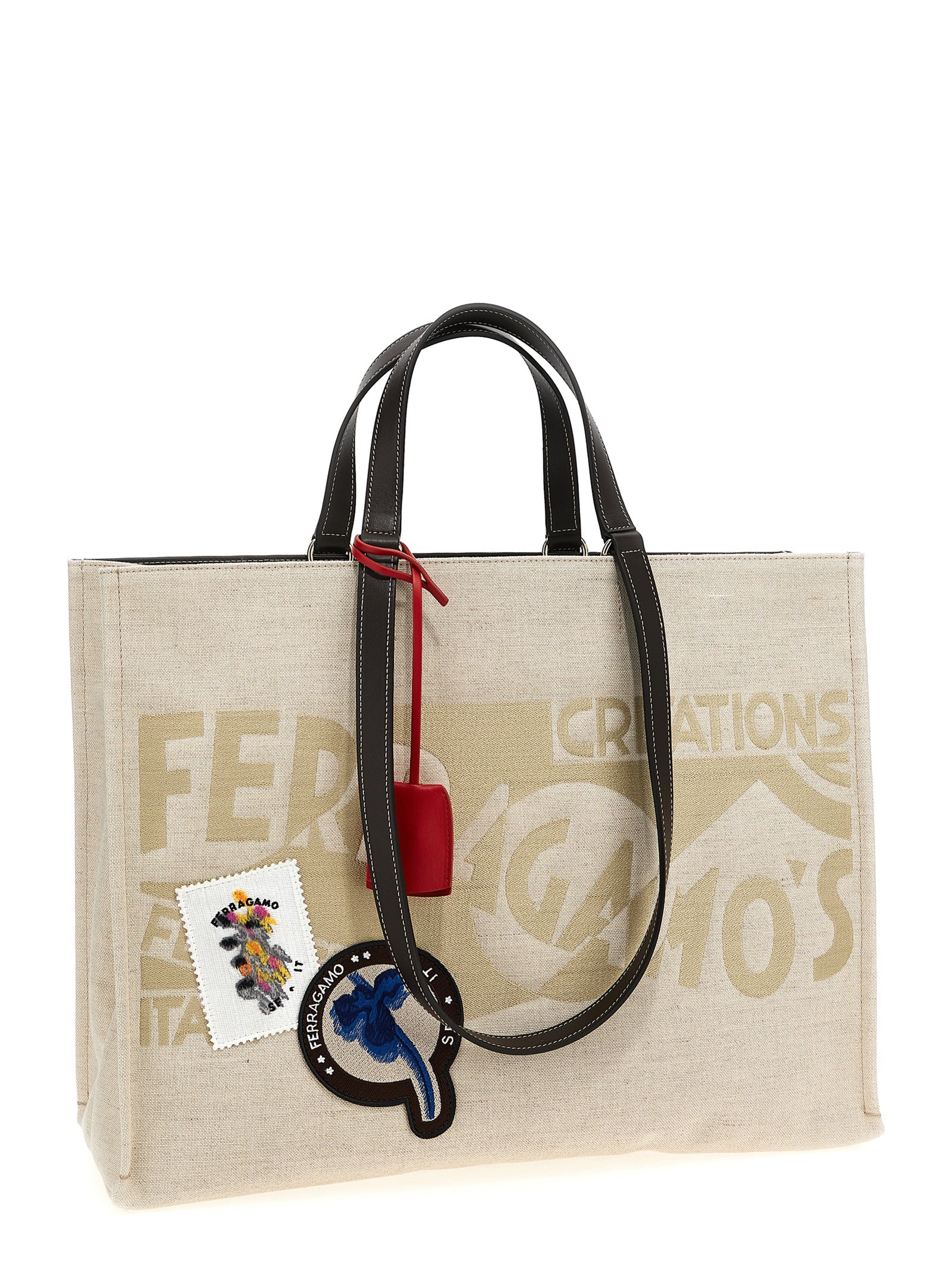 Bolsa de compras feminina Ferragamo 'Tote Bag L'
