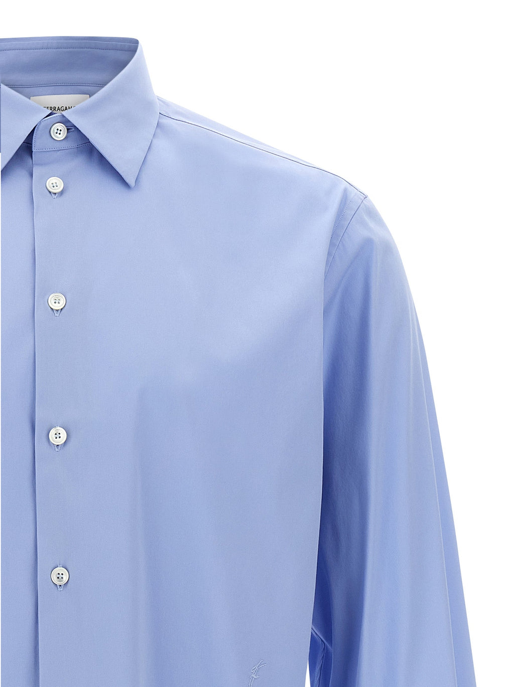 Camisa masculina Ferragamo em popeline