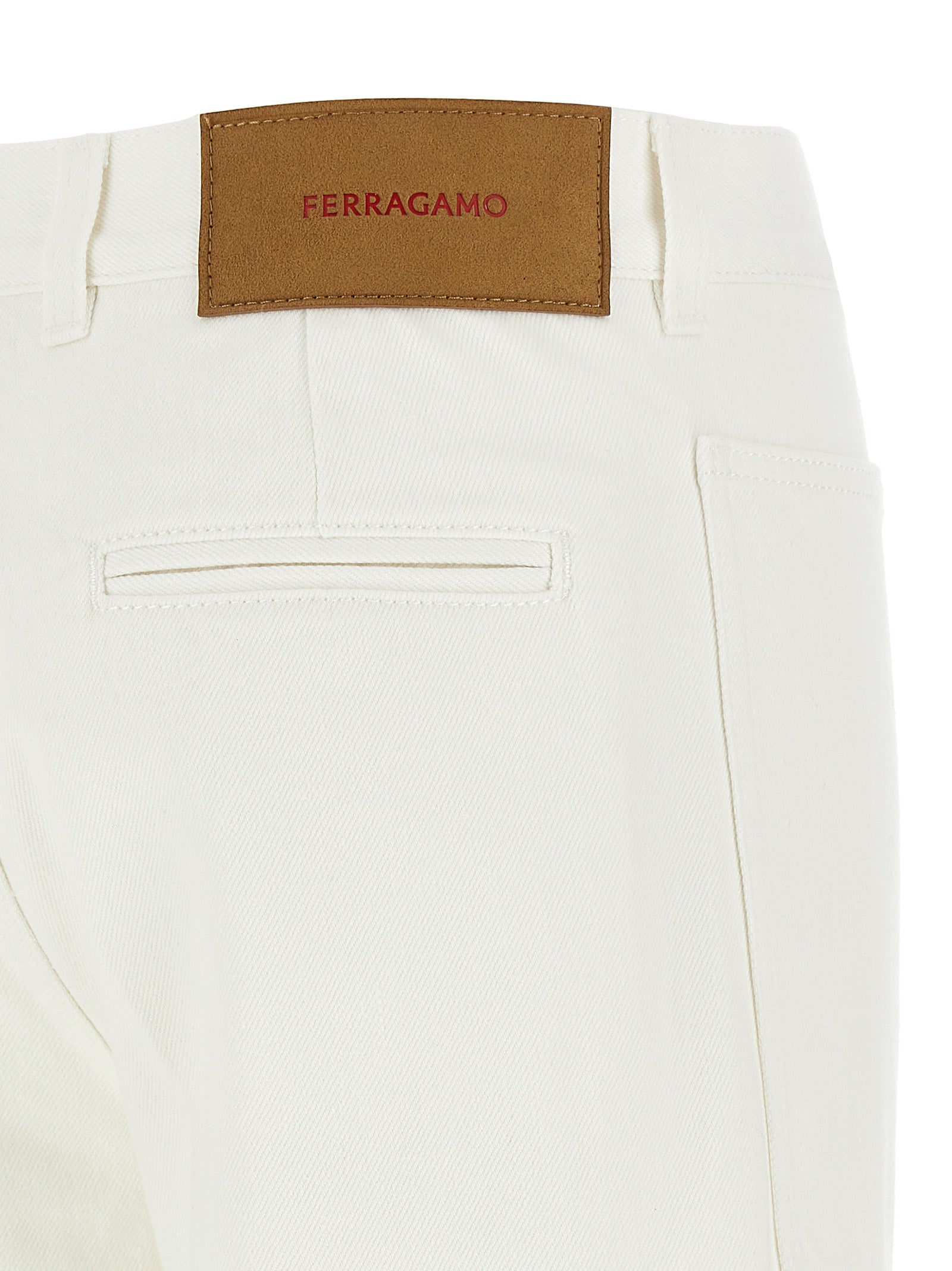 Calça jeans reta feminina Ferragamo