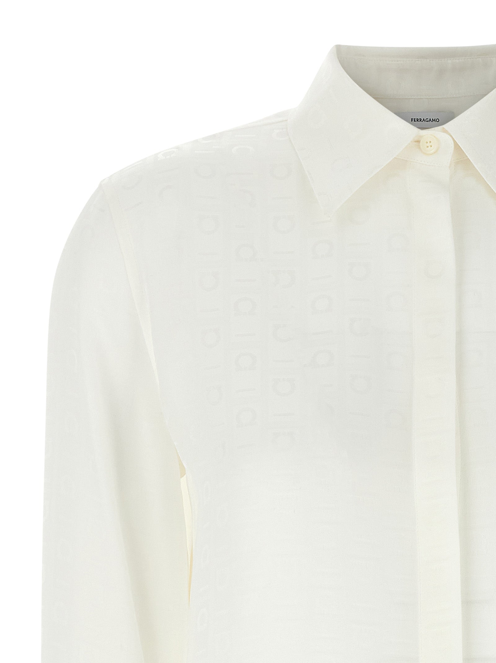 Camisa Ferragamo Feminina com Monograma