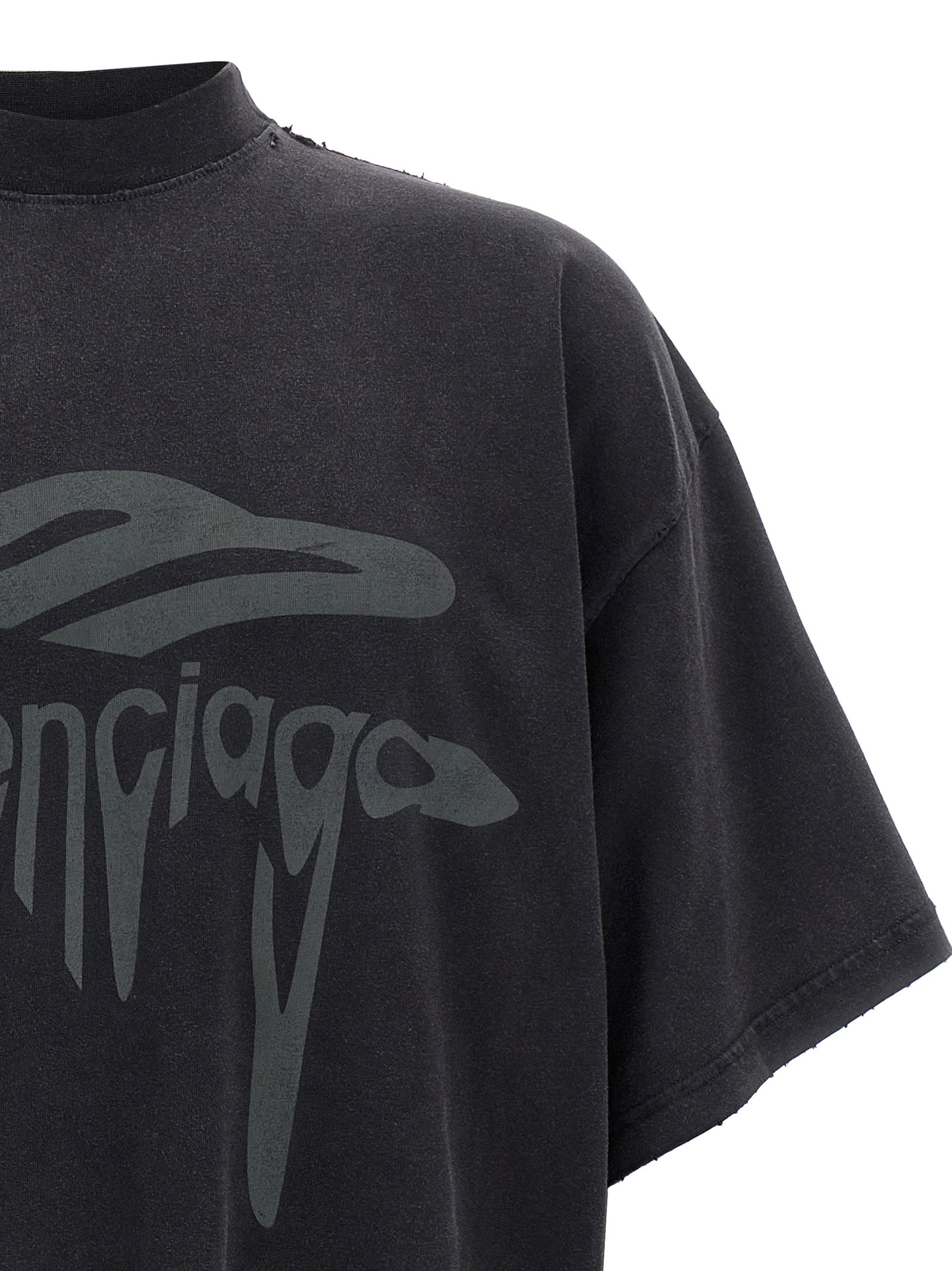 Balenciaga Women '3B Liquefied' T-Shirt