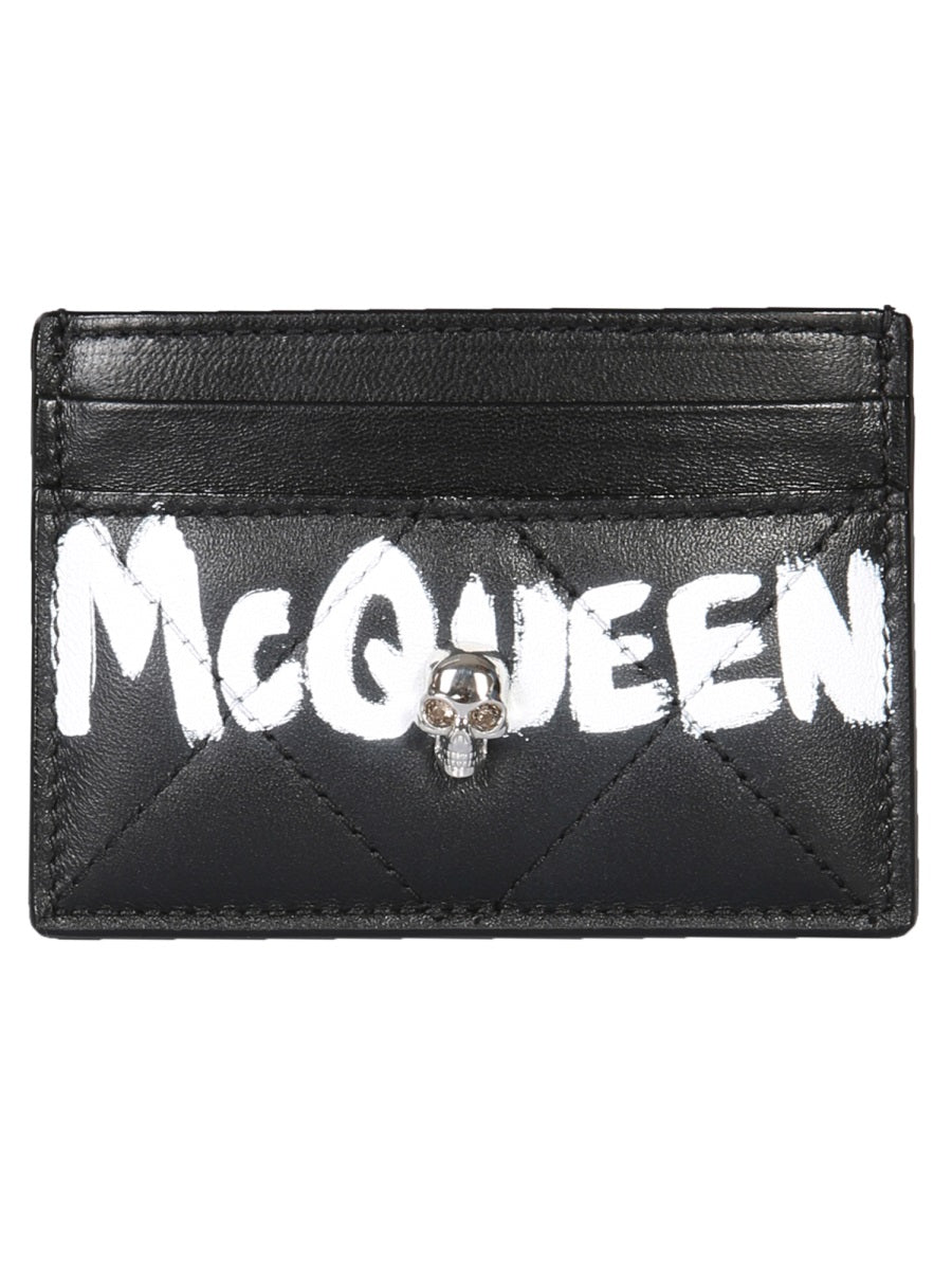 Alexander Mcqueen Women Card Holder "Skull"