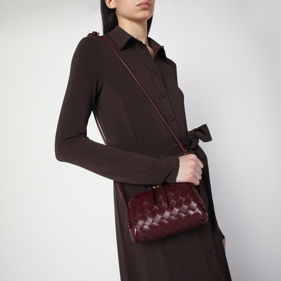 Bottega Veneta Women Plaited Concert Clutch Bag In Barolo Colour