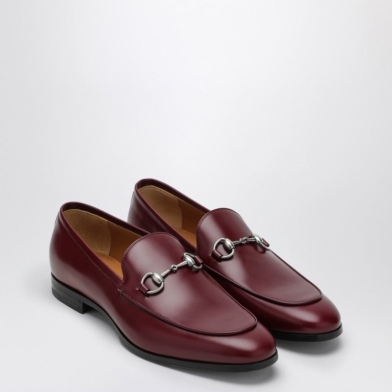 Gucci Rosso Ancora Leather Moccasin With Horsebit Men