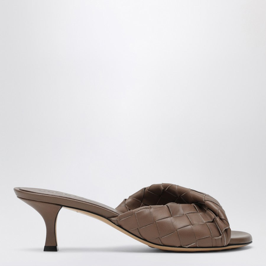 Bottega Veneta Women Brown Blink Mule Sandal In Braided