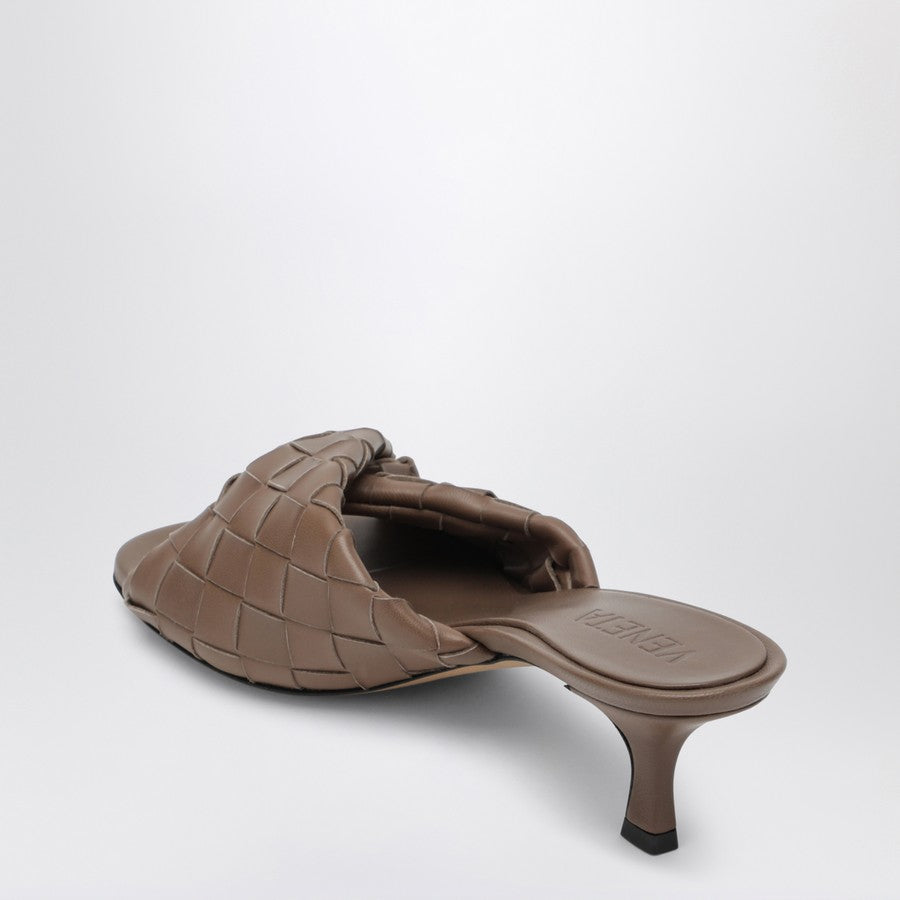 Bottega Veneta Women Brown Blink Mule Sandal In Braided
