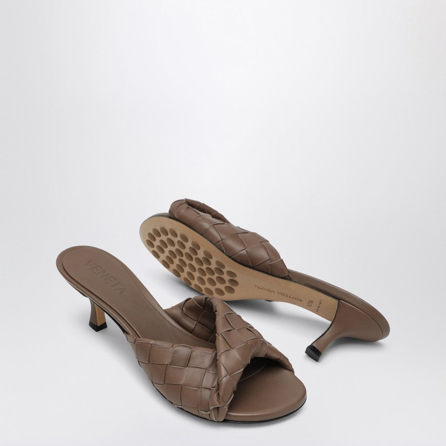 Bottega Veneta Women Brown Blink Mule Sandal In Braided