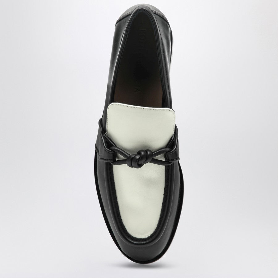 Bottega Veneta Women Astaire Loafers In Black/White