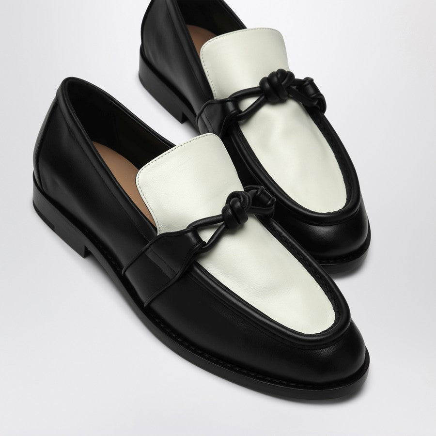 Bottega Veneta Women Astaire Loafers In Black/White