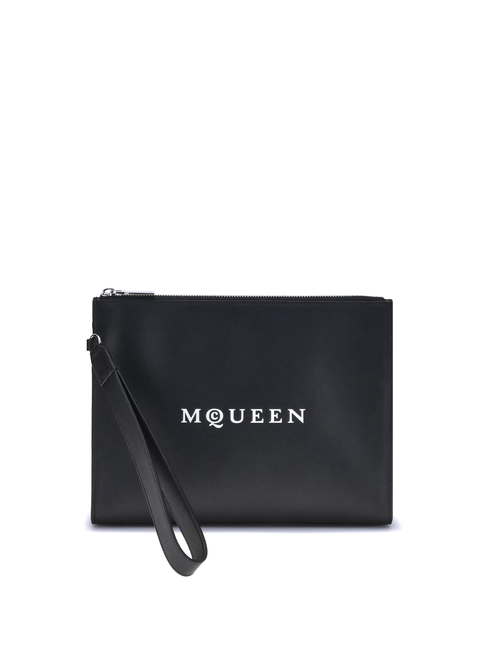 Alexander Mcqueen Men Leather Pouch