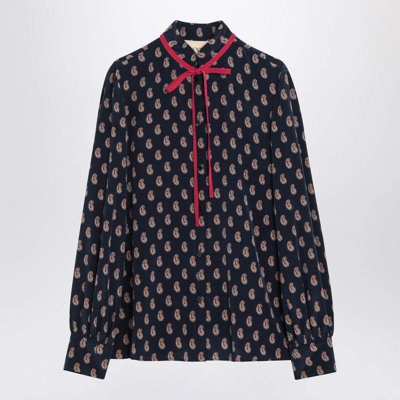 Valentino Silk Shirt With Paisley Print Women