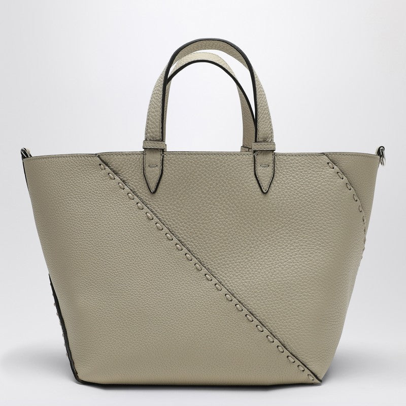 Fendi Ivory Diagonal Shopping Small Selleria Bag Men