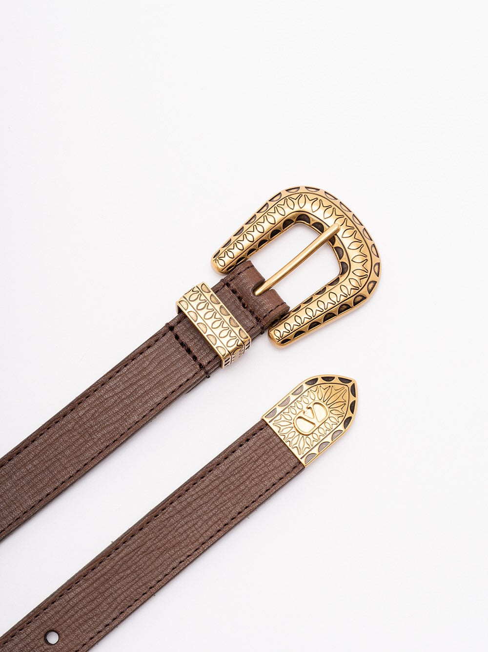 Valentino Garavani Men `Vlogo Signature` Leather Belt