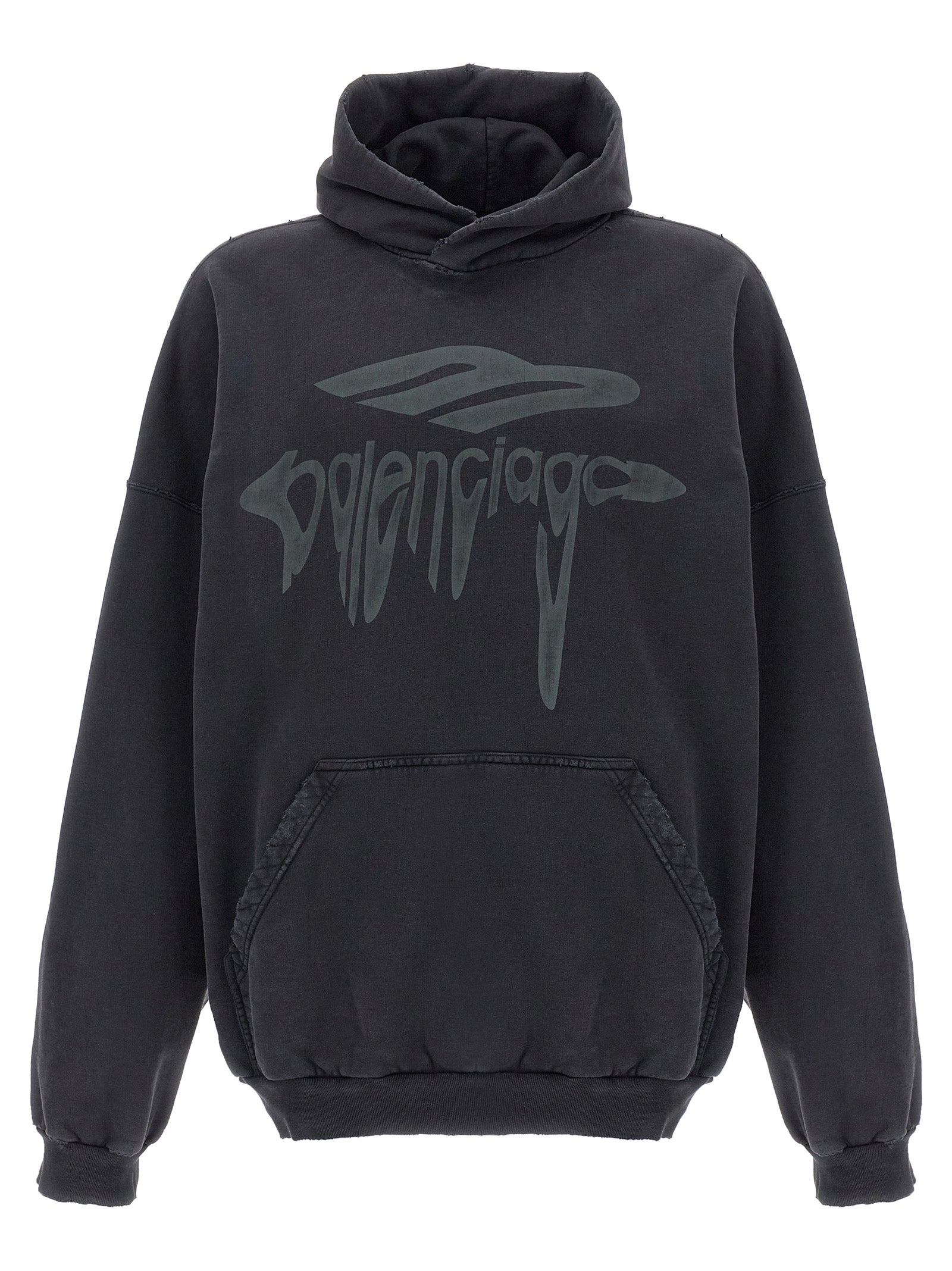 Balenciaga Women '3B Liquefied' Hoodie