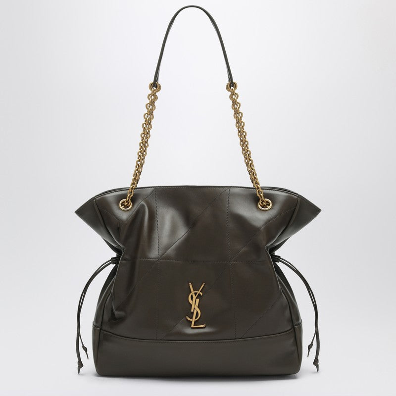 Saint Laurent Brown Leather Shopping Bag Jamie Women