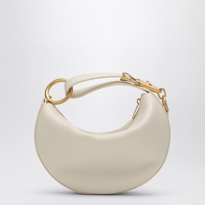 Burberry Ivory Leather Knight Bag Women