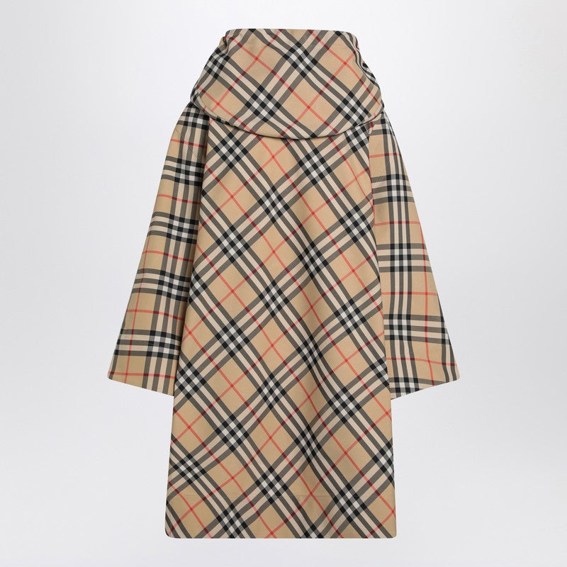 Burberry Beige Flounced Midi Skirt Women
