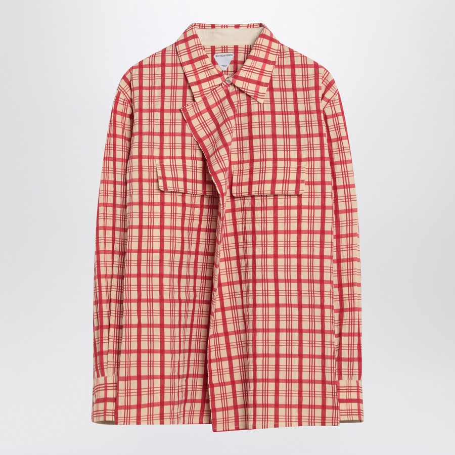 Bottega Veneta Women Checked Cotton Shirt