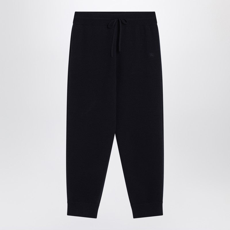 Burberry Navy Blue Cashmere-Blend Jogging Pants Men