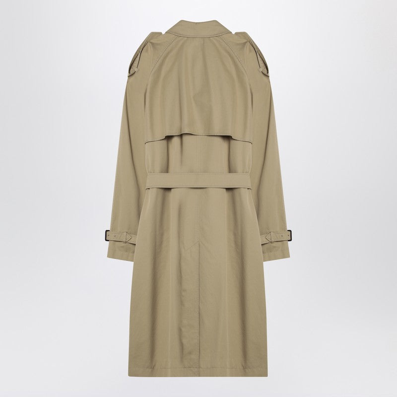 Burberry Double-Breasted Trench Coat In Hamper Color Men