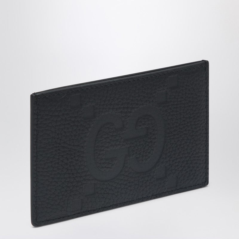 Gucci Card Holder With Large Gg Black Men