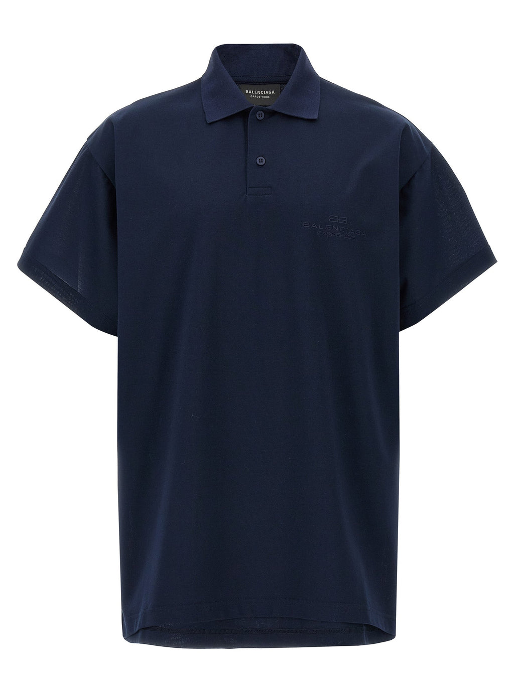 Balenciaga Men Embroidery Polo Shirt