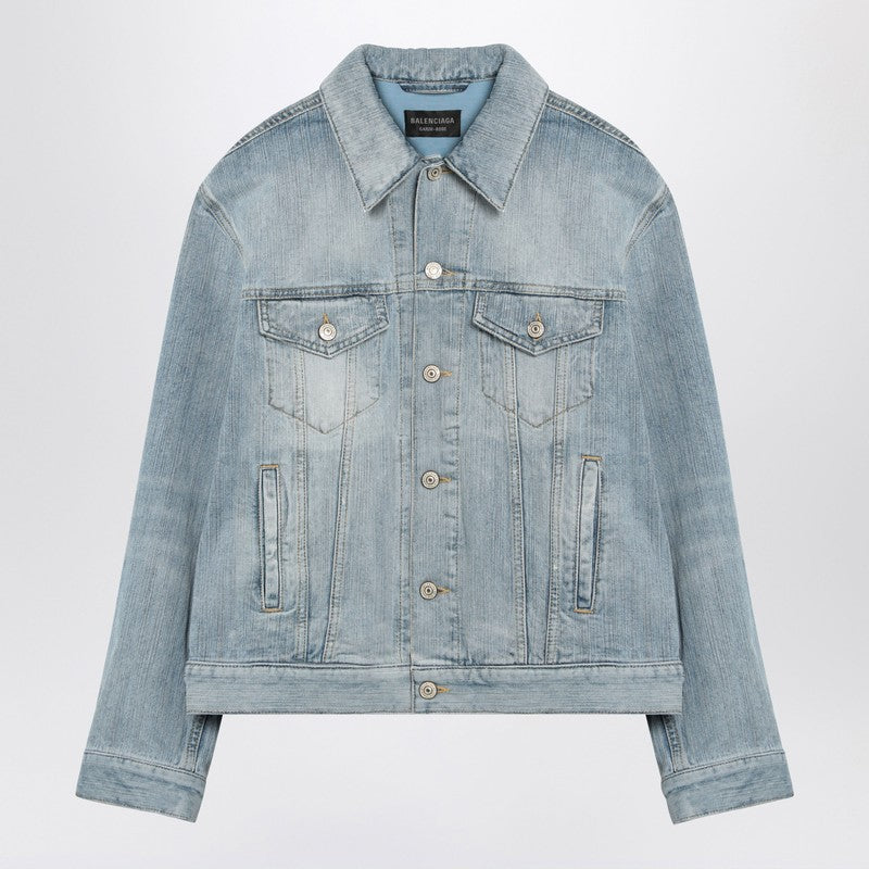Balenciaga Light Blue Denim Jacket Women