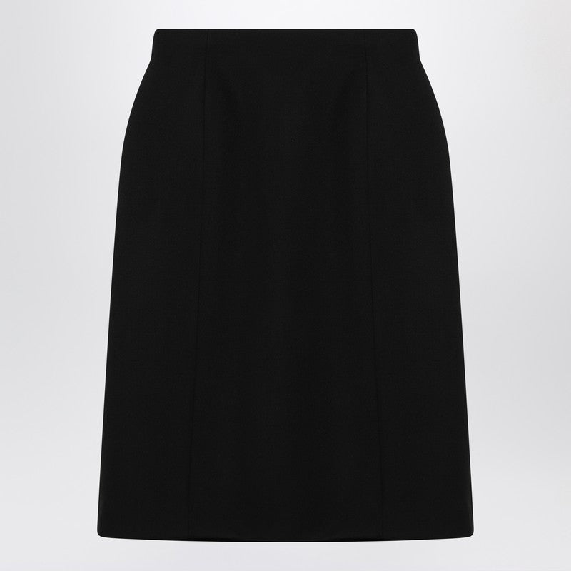 Balenciaga Black Hourglass Midi Skirt Women