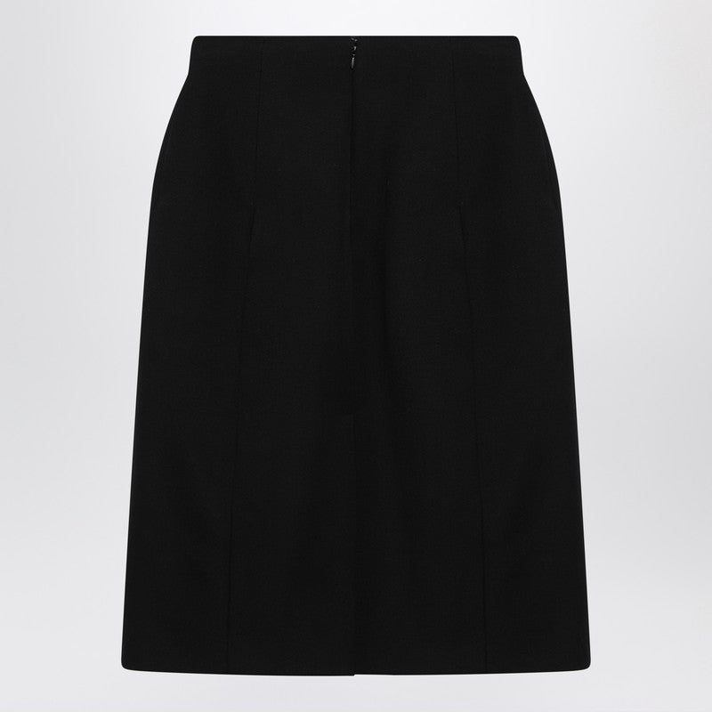 Balenciaga Black Hourglass Midi Skirt Women