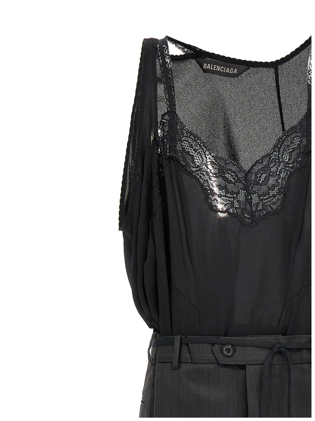 Balenciaga Women 'Patched Slip' Dress