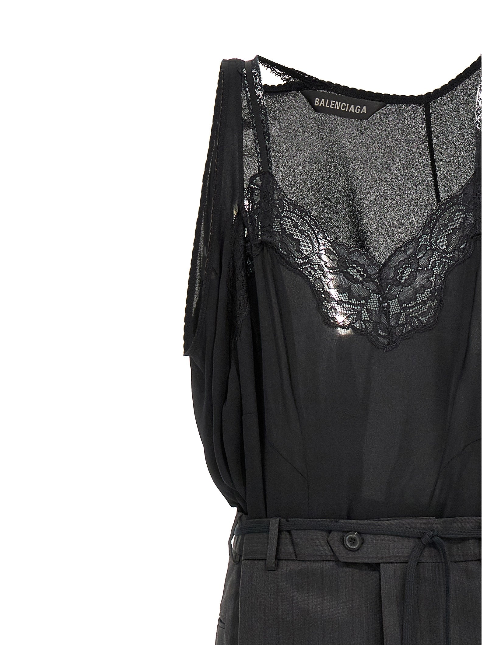 Balenciaga Women 'Patched Slip' Dress