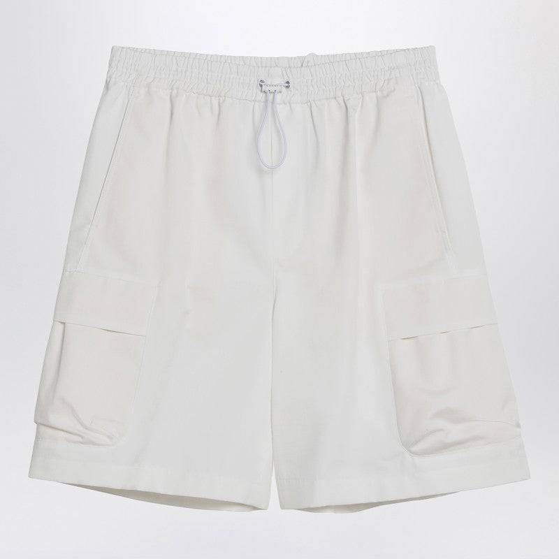 Gucci White Shorts In Cotton Poplin Men