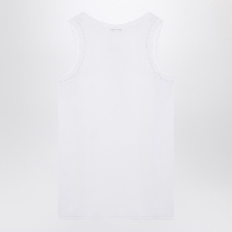 Alexander Mcqueen White Cotton Tank Top Men