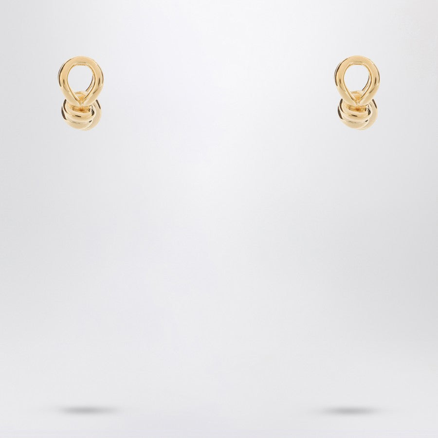 Bottega Veneta Women Gold-Plated Sterling Silver Knot Earrings