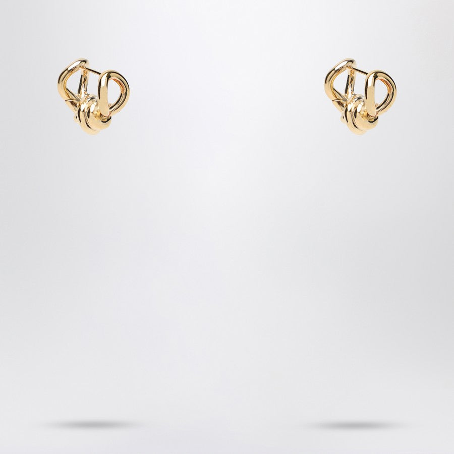 Bottega Veneta Women Gold-Plated Sterling Silver Knot Earrings