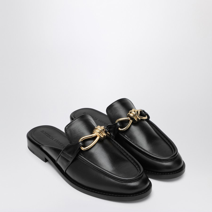 Bottega Veneta Women Black Astaire Moccasin Sabot