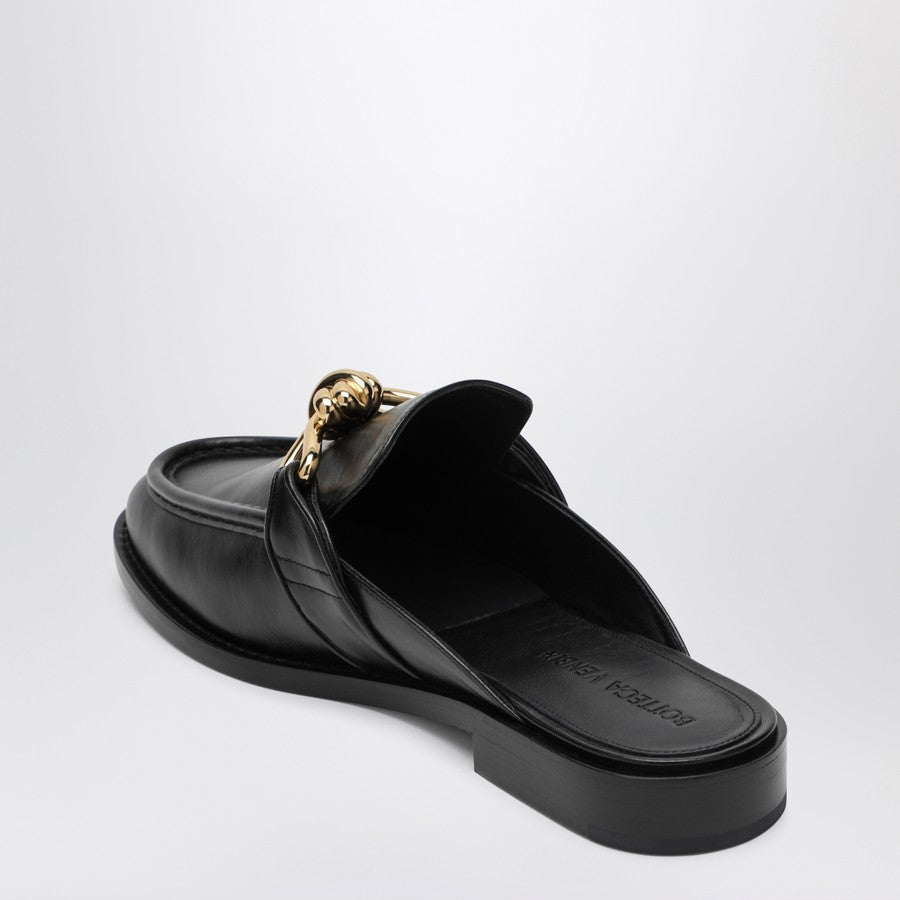 Bottega Veneta Women Black Astaire Moccasin Sabot