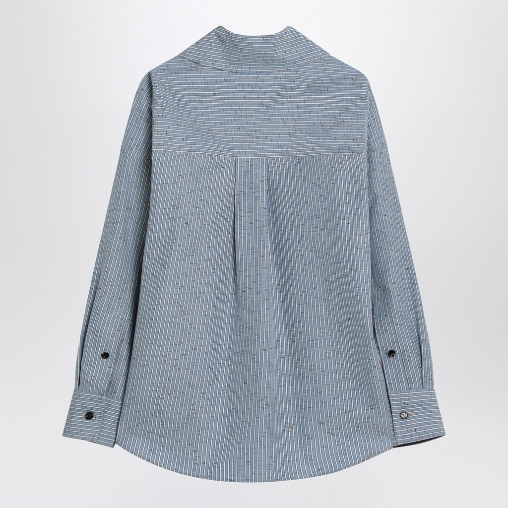Bottega Veneta Women Striped Shirt In Cotton And Linen