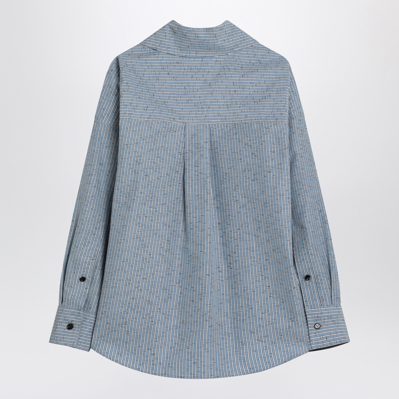 Bottega Veneta Women Striped Shirt In Cotton And Linen