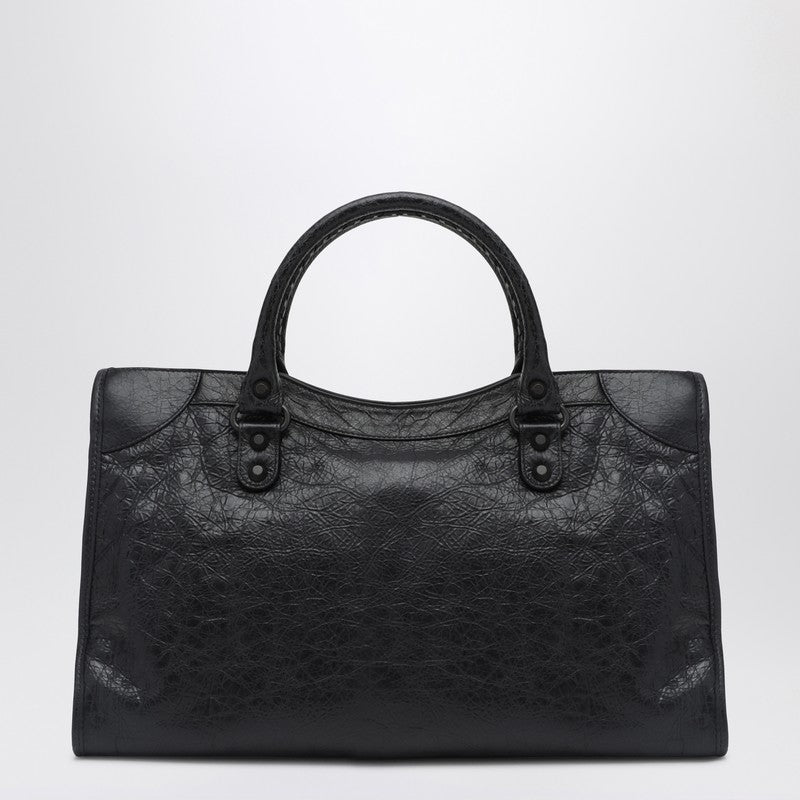 Balenciaga Le City Medium Tote Bag Black Women